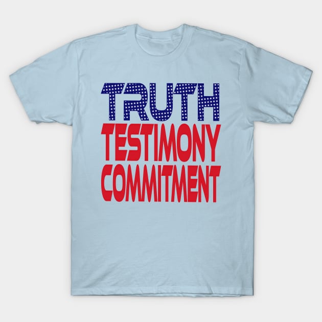 #OurPatriotism: Truth, Testimony, Commitment by André Robinson T-Shirt by Village Values